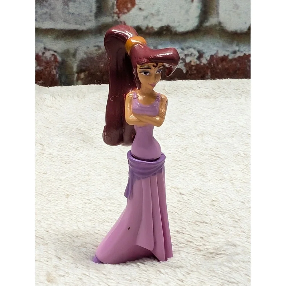 Disney Hercules Megara PVC Figure Vintage McDonald's Toy Purple Dress Figurine